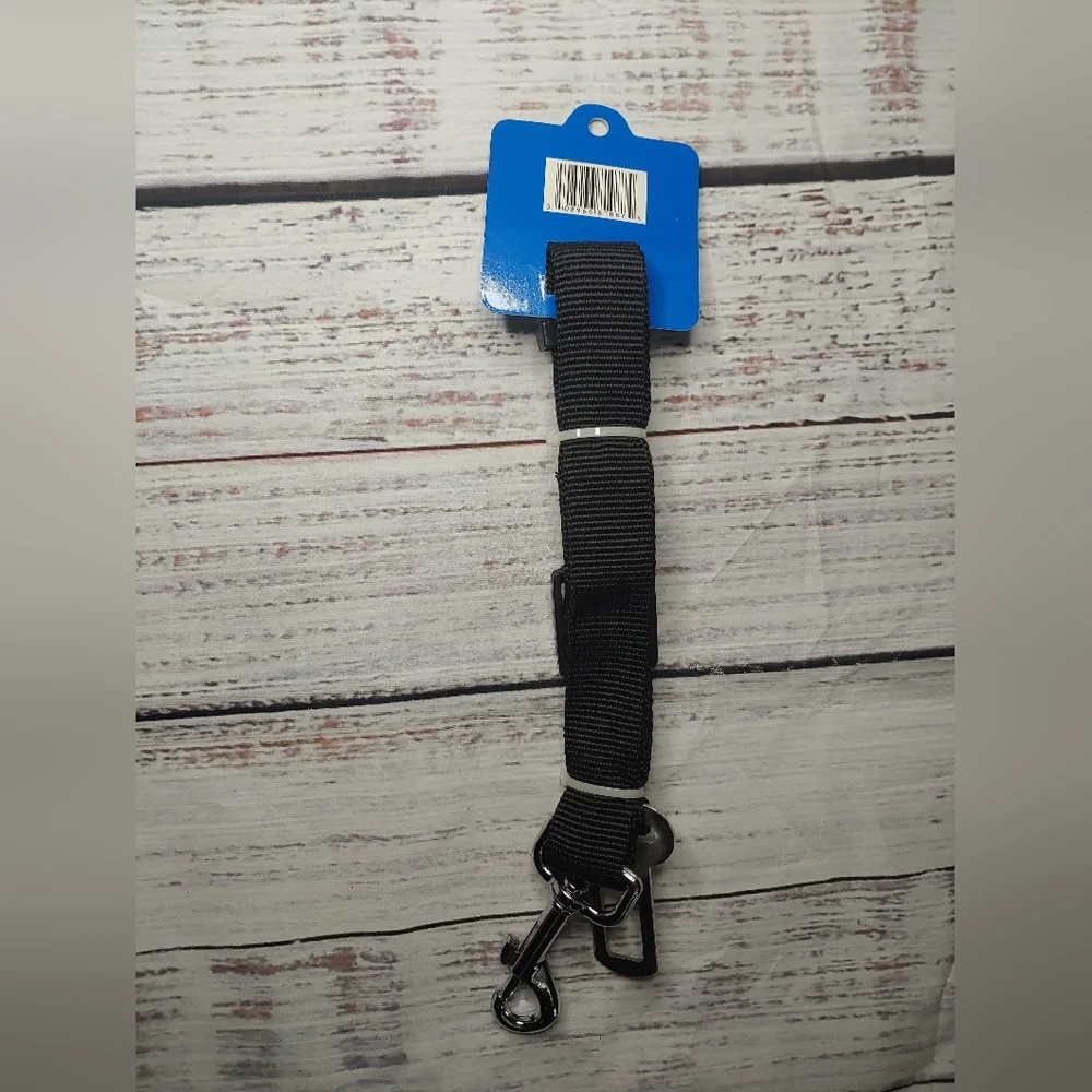 Adjustable Car Seat Belt for Pets, Black